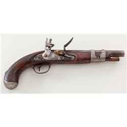 Model 1816 Flintlock Pistol, by S. North