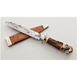 Spearpoint Bowie Knife, by Unwin & Rodgers