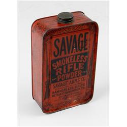 Savage One-Pound Gun Powder Can
