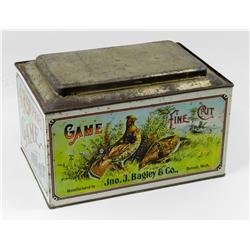 Large Size Antique Polychrome Tobacco Tin