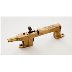 Bronze Antique Percussion Alarm Gun