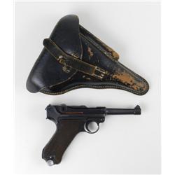 Mauser Banner Police P-08 Luger Pistol Rig