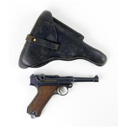 Police Re-Worked Luger Semi-Automatic Pistol
