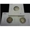 Image 1 : 1915,16 & 16-S BARBER DIMES