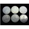 Image 1 : 6 ASSORTED 60'S CANADIAN SILVER DIMES
