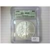 Image 1 : 1999 AMERICAN SILVER EAGLE ICG MS69