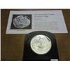 Image 1 : 2 OZ. STERLING SILVER REMBRANDT MEDAL PROOF