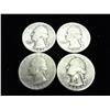 4-40'S WASHINGTON SILVER QUARTERS