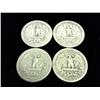 Image 2 : 4-40'S WASHINGTON SILVER QUARTERS