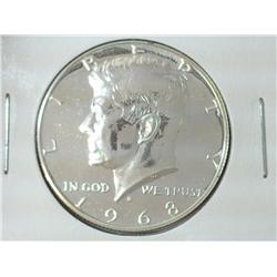 1968-S 40% KENNEDY HALF DOLLAR (GEM PROOF)