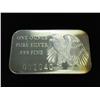 Image 1 : 1 TROY OZ .999 FINE SILVER INGOT