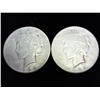 Image 1 : 1922 & 22-S PEACE SILVER DOLLARS