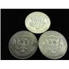 Image 2 : 3-40% SILVER KENNEDY HALF DOLLARS