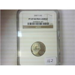 2007-S JEFFERSON NICKEL NGC PF69 ULTRA CAMEO