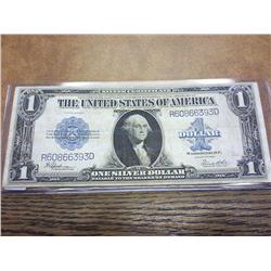 1923 LARGE SIZE $1 SILVER CERTIFICATE BLUE SEAL
