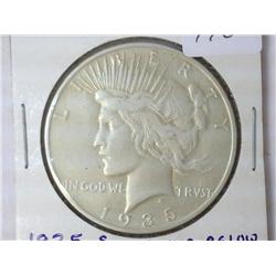 1935-S PEACE SILVER DOLLAR