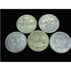 5-25 CENT CASINO TOKENS
