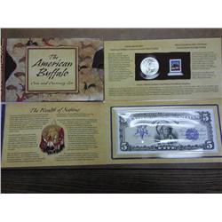 2001 AMERICAN BUFFALO COIN AND CURRENCY SET (UNC)