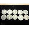 Image 1 : 10 ASSORTED 35% SILVER JEFFERSON WAR NICKELS