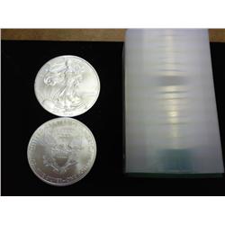 ROLL OF 20-2009 AMERICAN SILVER EAGLES (UNC)