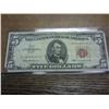Image 1 : 1963 $5 US NOTE RED SEAL