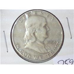 1954-D FRANKLIN HALF DOLLAR