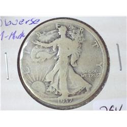 1917-D OBV. WALKING LIBERTY HALF DOLLAR
