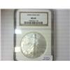 Image 1 : 2004 AMERICAN SILVER EAGLE NGC MS69