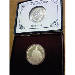 1982-D/S WASHINGTON HALF DOLLARS UNC & PF