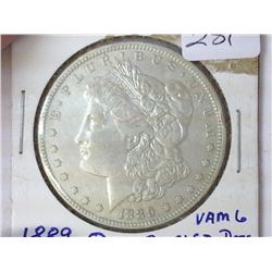 1889-O MORGAN SILVER DOLLAR