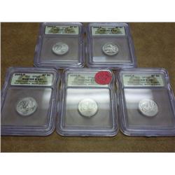 5-2005-P BISON NICKELS ICG SP69