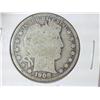 Image 1 : 1908 BARBER HALF DOLLAR