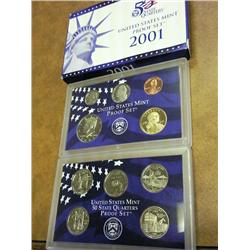 2001 US PROOF SET (WITH BOX)