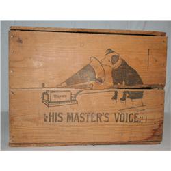Wooden Shipping Crate - RCA Victor