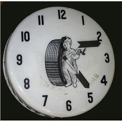 Adv. Clock - Fisk Tires