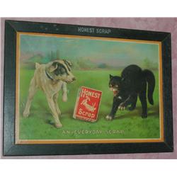 Adv. Sign - Honest Scrap Tobacco