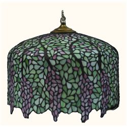 Stained Glass Lamp Shade - Wisteria
