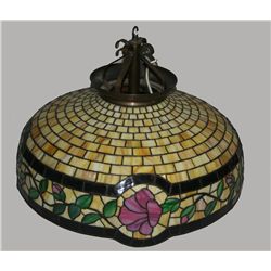 Stained Glass Lamp Shade - Spider Web