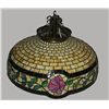 Image 1 : Stained Glass Lamp Shade - Spider Web