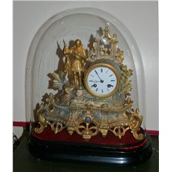 Musical clock under Glasss Dome