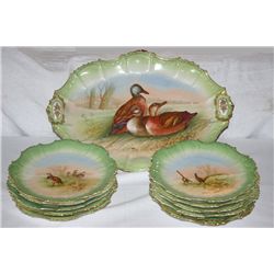 Limoges Game Plates - Fowl