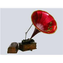 Edison Home Phonograph - Morning Glory Horn