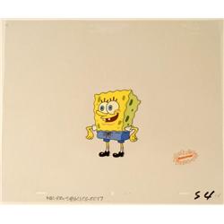 Production Art Cel Original Smiling SpongeBob Swimsuit