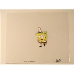 What Is Going On Original SpongeBob Art Cel Animation