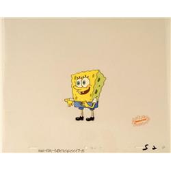 Production Original Art Cel SpongeBob Swimsuit On Smile