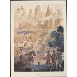 ATLANTA HISTORY 1996 Olympics Print -Wilbur Kurtz