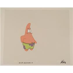 Original SpongeBob Cel Patrick Crazy Man Animation Art
