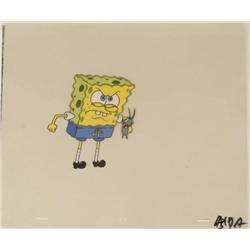 Cel Animation I Give Up Spongebob Art Original