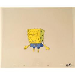 Squint Eyes Original Animation SpongeBob Art Cel