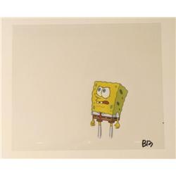 Not Happy SpongeBob Cel Art Animation Original Square